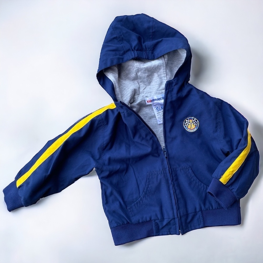 Kid Connection Navy Lined Light Jacket - Size 24 Months
